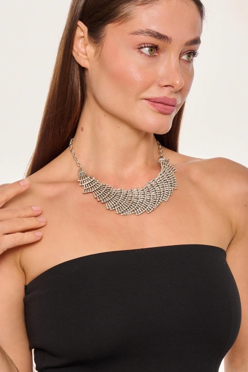 Kiraz Silver Plated Necklace