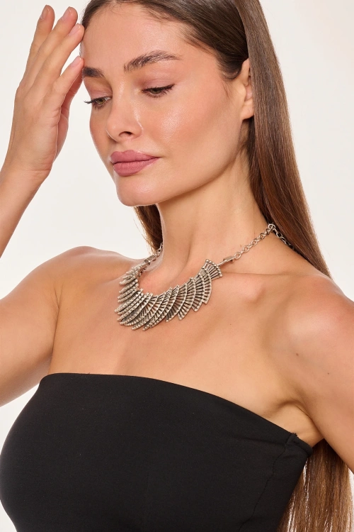 Kiraz Silver Plated Necklace