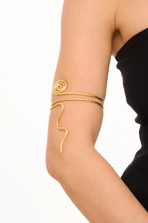 Kiraz Gold Plated Arm Cuff