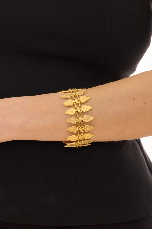 Kiraz Gold Plated Bracelet