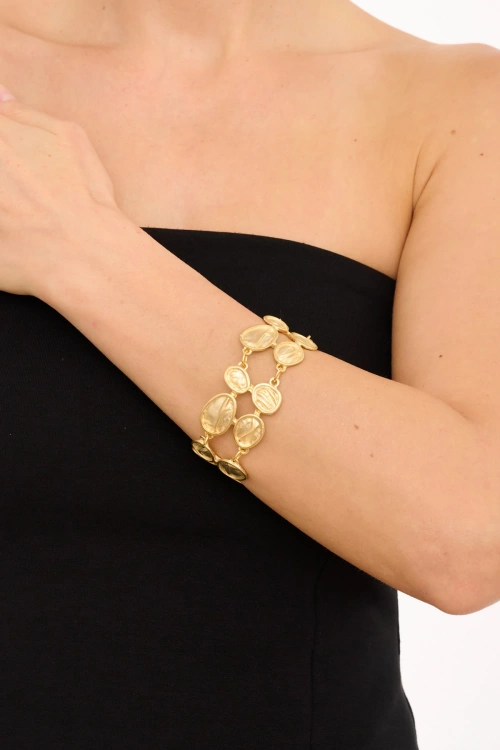 Kiraz Gold Plated Bracelet
