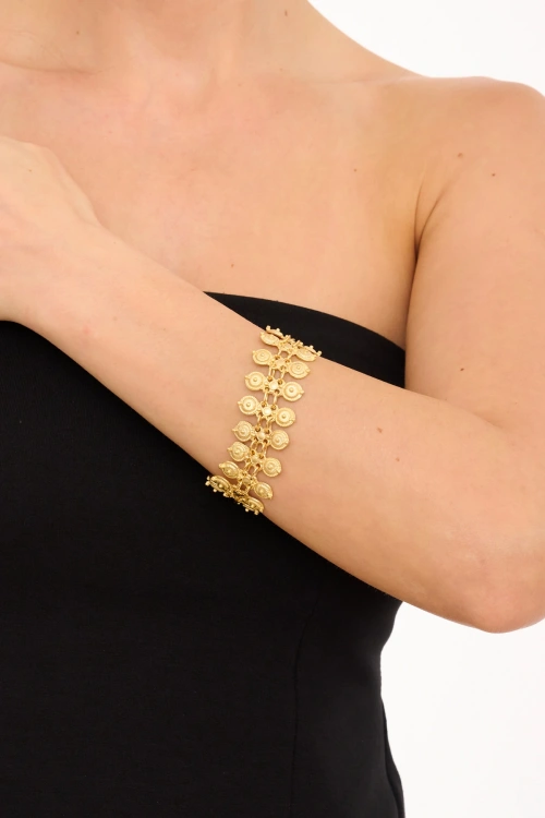 Kiraz Gold Plated Bracelet