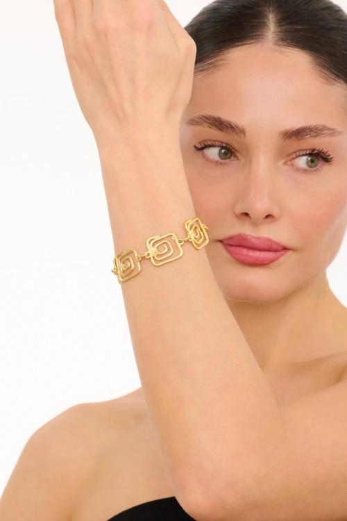 Kiraz Gold Plated Bracelet