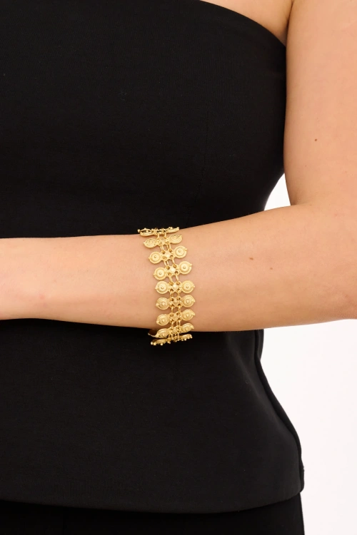 Kiraz Gold Plated Bracelet