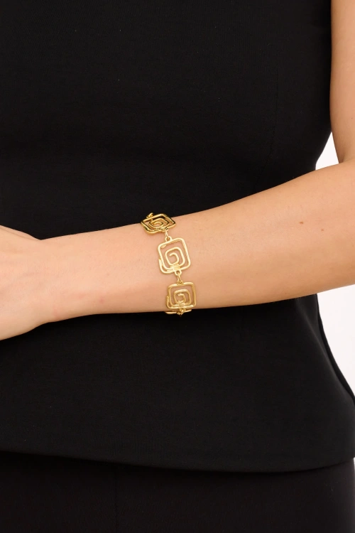 Kiraz Gold Plated Bracelet
