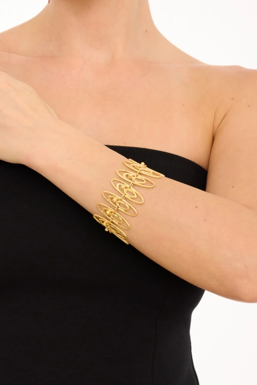 Kiraz Gold Plated Bracelet