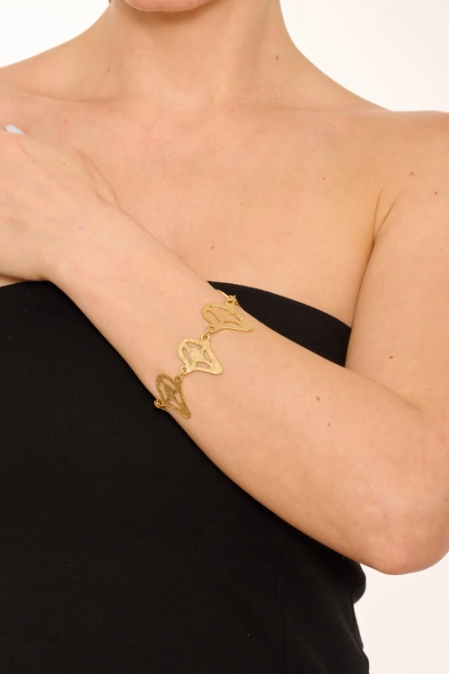 Kiraz Gold Plated Bracelet