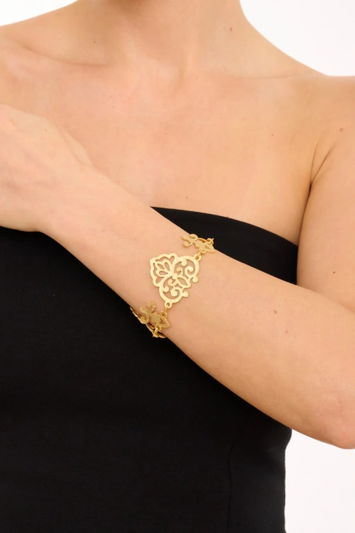 Kiraz Gold Plated Bracelet