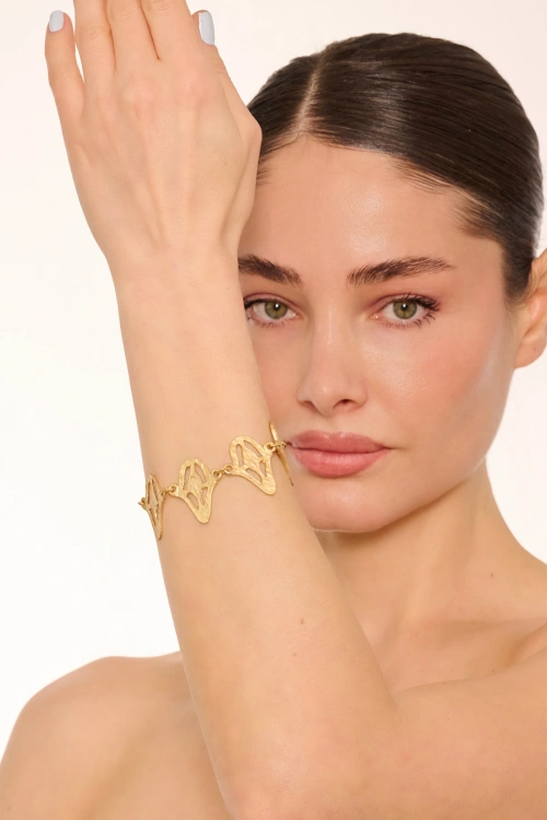 Kiraz Gold Plated Bracelet