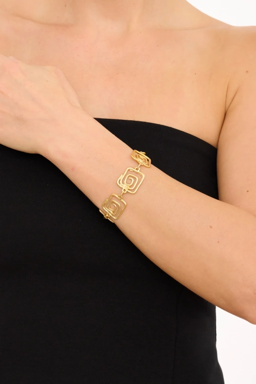 Kiraz Gold Plated Bracelet