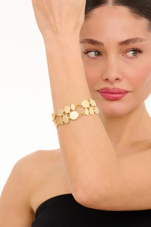 Kiraz Gold Plated Bracelet