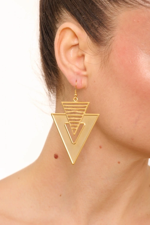 Kiraz Gold Plated Earring