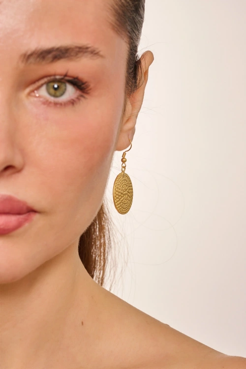 Kiraz Gold Plated Earring