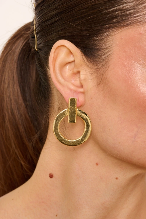 Kiraz Gold Plated Earring