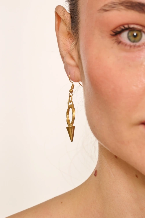 Kiraz Gold Plated Earring