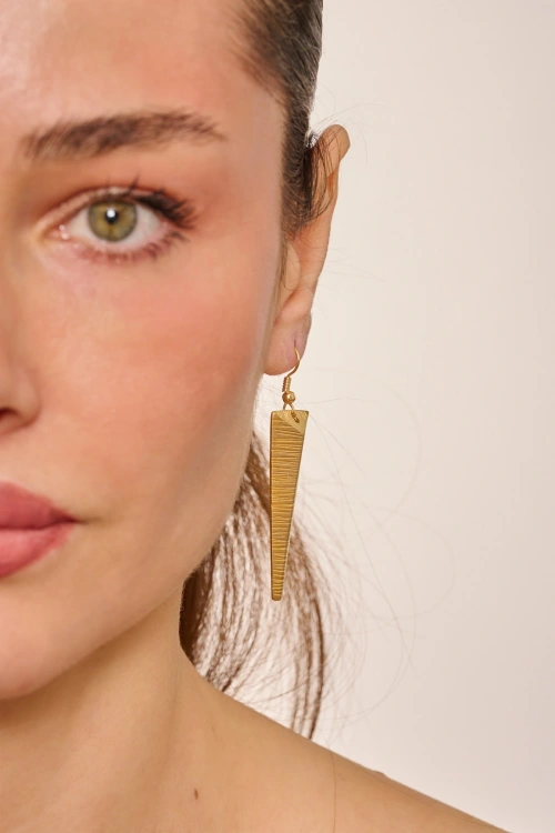 Kiraz Gold Plated Earring