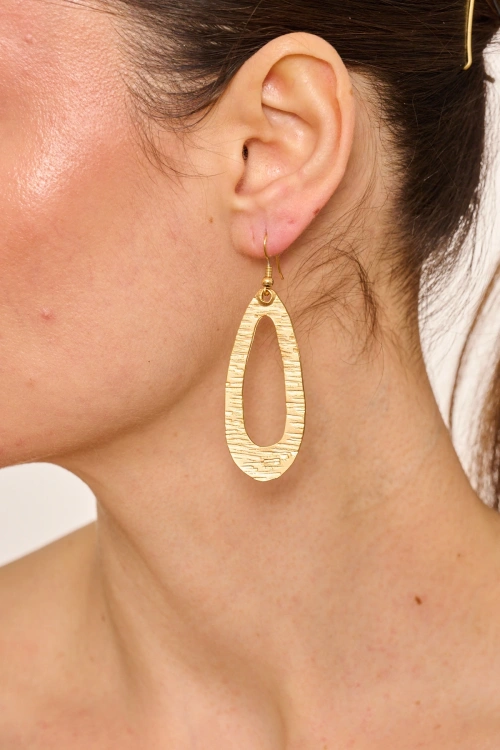 Kiraz Gold Plated Earring