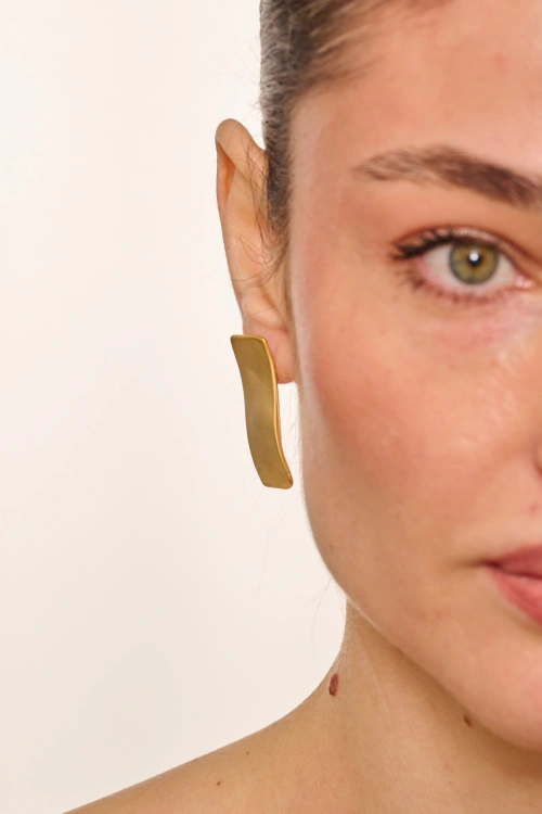 Kiraz Gold Plated Earring