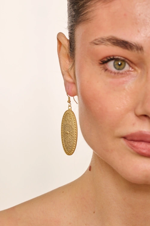 Kiraz Gold Plated Earring