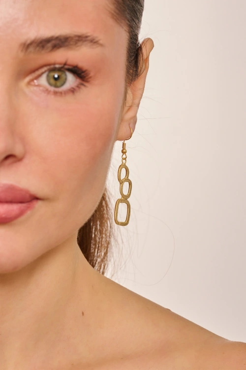 Kiraz Gold Plated Earring