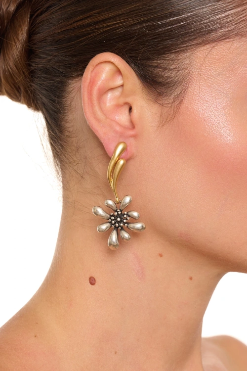 Kiraz Gold Plated Earring
