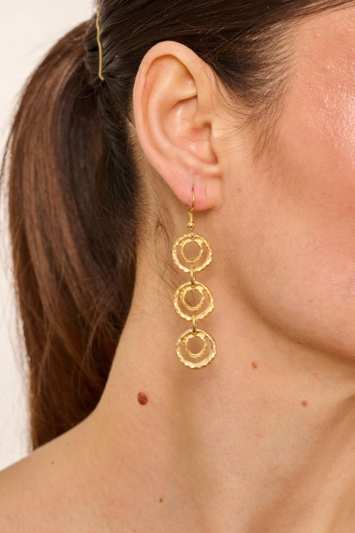 Kiraz Gold Plated Earring