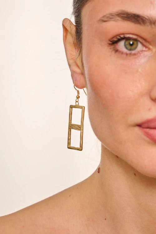 Kiraz Gold Plated Earring