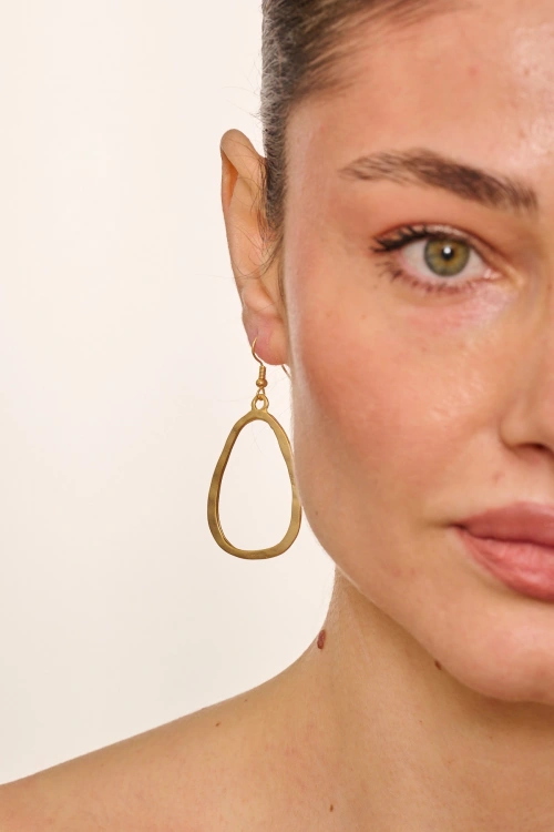 Kiraz Gold Plated Earring