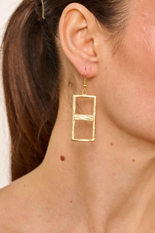Kiraz Gold Plated Earring