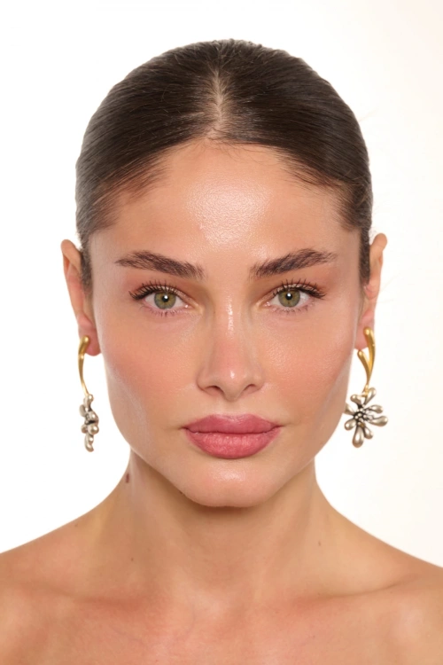 Kiraz Gold Plated Earring