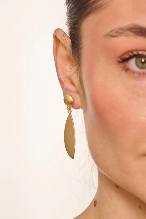 Kiraz Gold Plated Earring
