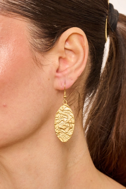 Kiraz Gold Plated Earring