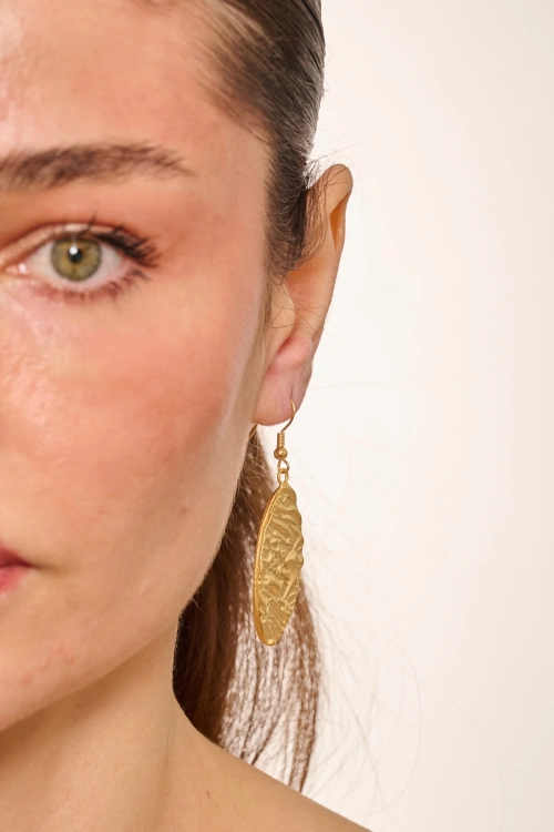 Kiraz Gold Plated Earring