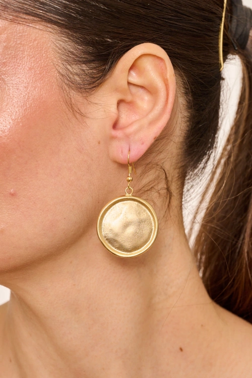 Kiraz Gold Plated Earring
