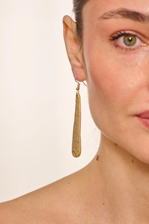 Kiraz Gold Plated Earring