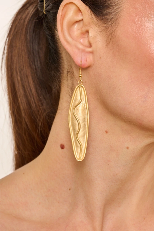 Kiraz Gold Plated Earring