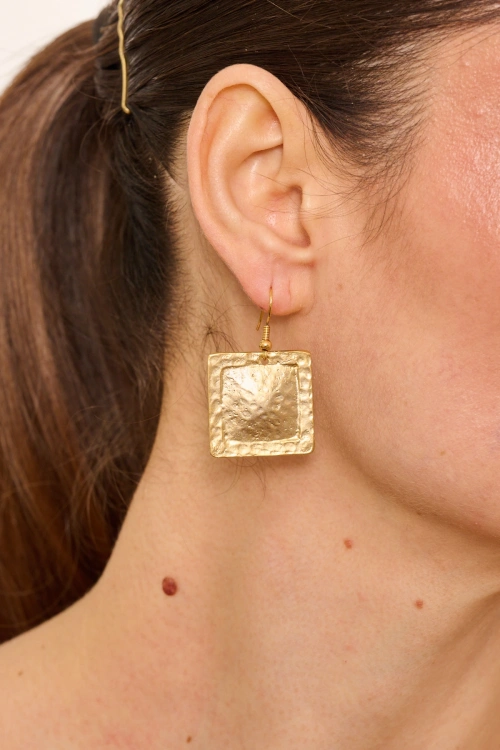 Kiraz Gold Plated Earring