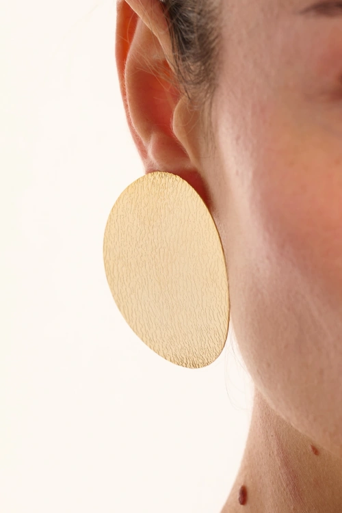 Kiraz Gold Plated Earring