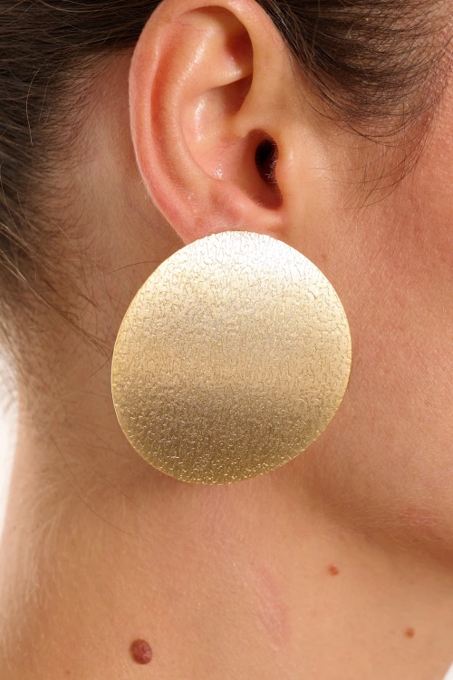 Kiraz Gold Plated Earring