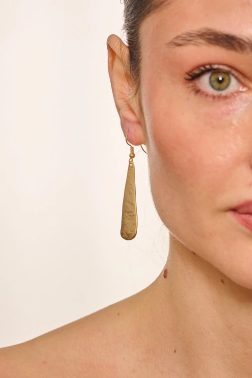 Kiraz Gold Plated Earring