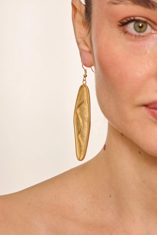Kiraz Gold Plated Earring