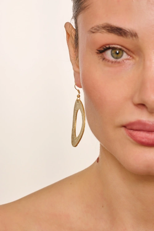 Kiraz Gold Plated Earring