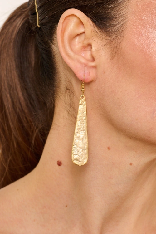 Kiraz Gold Plated Earring