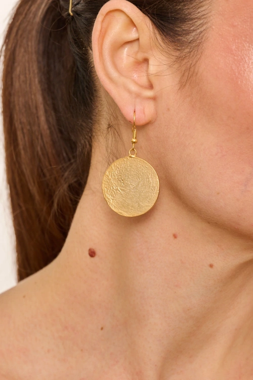 Kiraz Gold Plated Earring