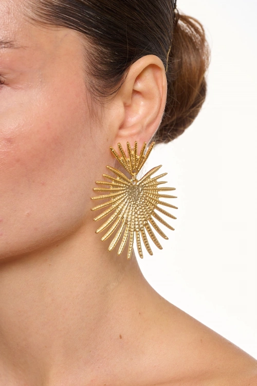 Kiraz Gold Plated Earring