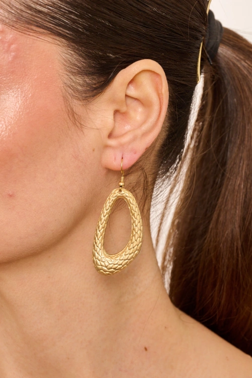 Kiraz Gold Plated Earring