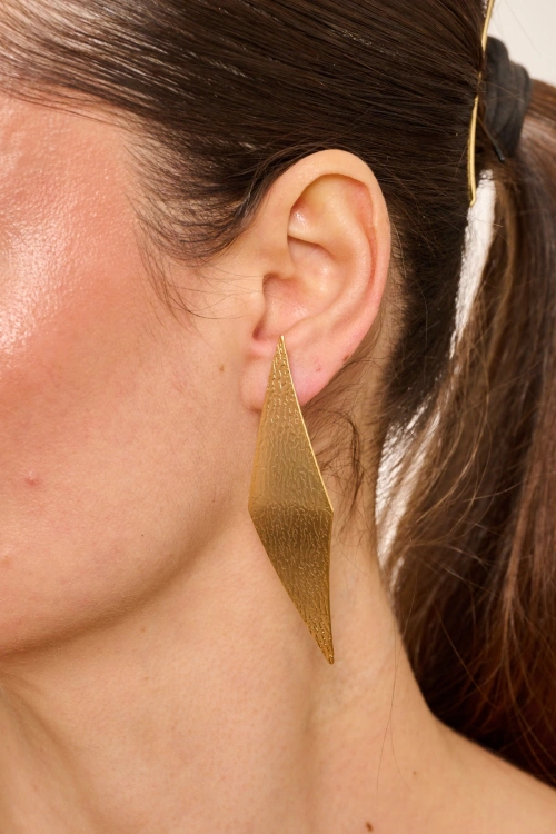 Kiraz Gold Plated Earring