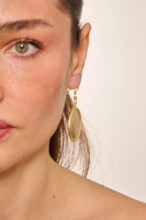 Kiraz Gold Plated Earring