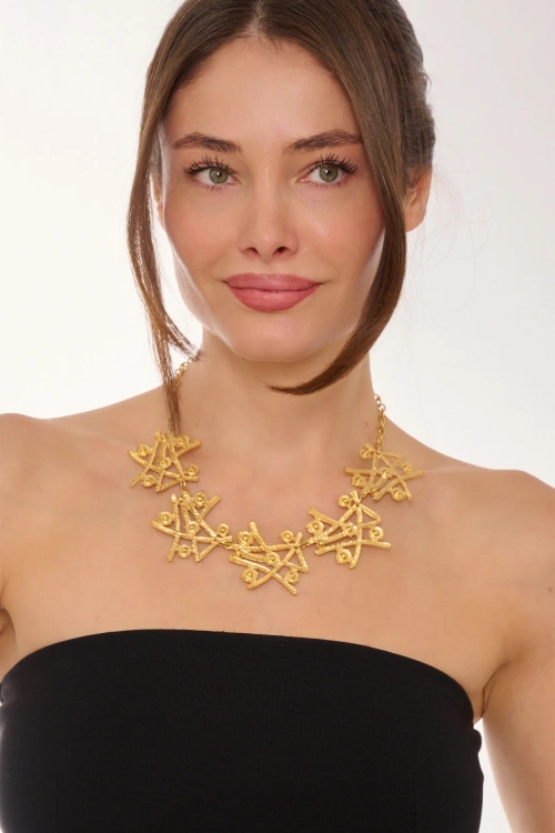 Kiraz Gold Plated Necklace