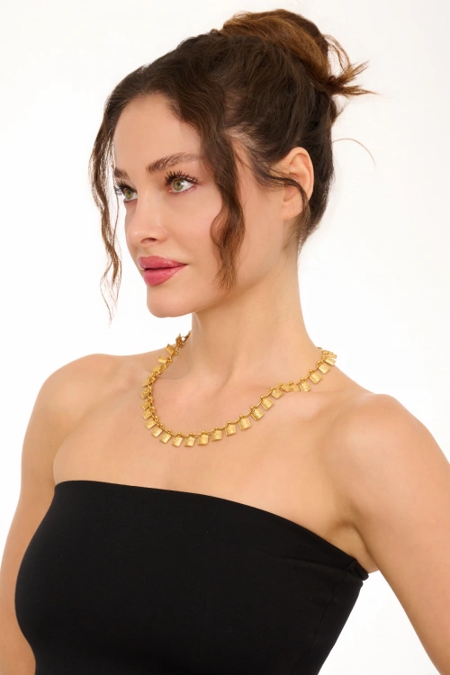 Kiraz Gold Plated Necklace